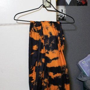 Orange Tie-dye Joggers